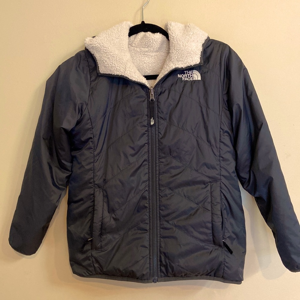 North Face girls reversible jacket